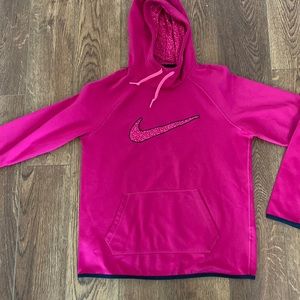Nike Magenta Girls Therma-fit Sweatshirt